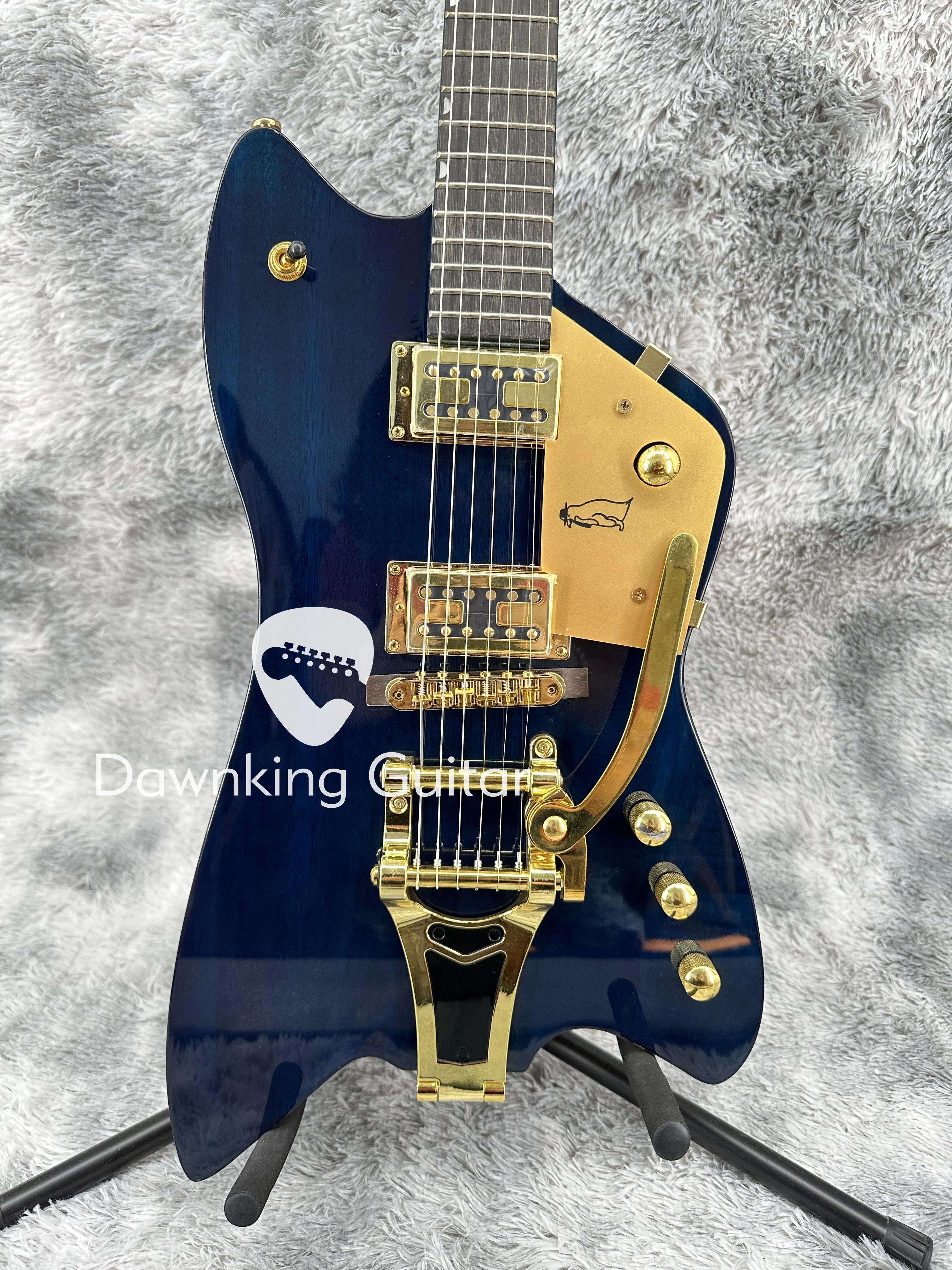 Unique Penguin Jupiter Thunderbird Electric Guitar Army Green SpotQuick Delivery free shipping