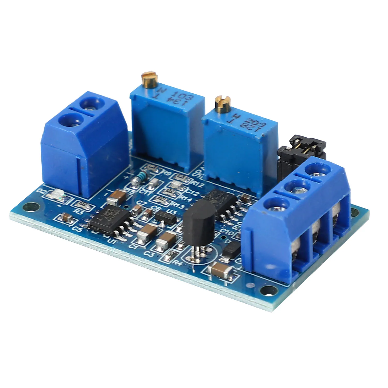 

Current To Voltage Module 0/4-20mA To 0-3.3V 5V 10V Voltage Transmitter S08 Drop ship