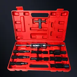 9Pcs Bearings Remover Hand Repairing Tool with Case Auto Mechanics Tool Slide Hammer Bearing Puller Wheel Bearing Puller