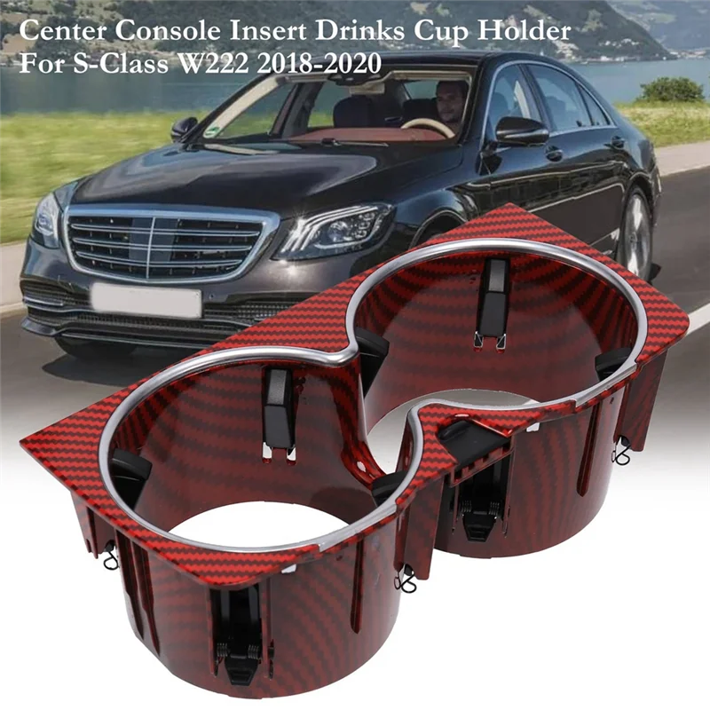 

ABWE-Automotive Center Console Drink Cup Holder Storage Box Drink Cup Holder For Mercedes Benz W222 S-Class 18-20 Parts A2226830