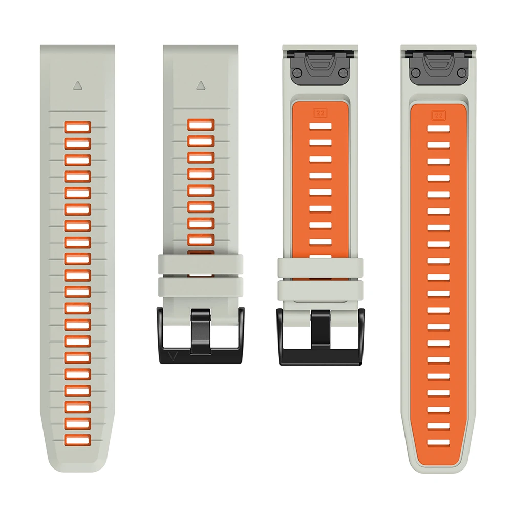 22mm 26mm Width Soft Silicone Watch Strap For Garmin Fenix 8 7 7X Pro 6 6X 5 5X Plus QuickFit Band For Epix Pro Gen 2 47mm 51mm image 6