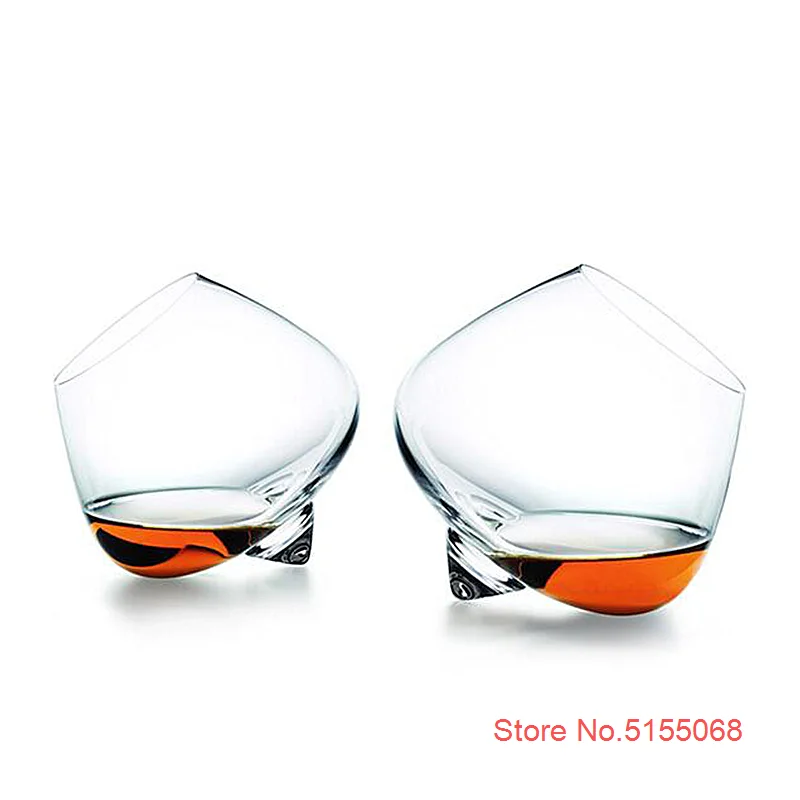 Creative Spin Gyro Wedding Wine Glass Rotate Liqueur Glasses Cognac Brandy Snifters Bar Swing Whisky Tumblers Rock Whiskey Cups