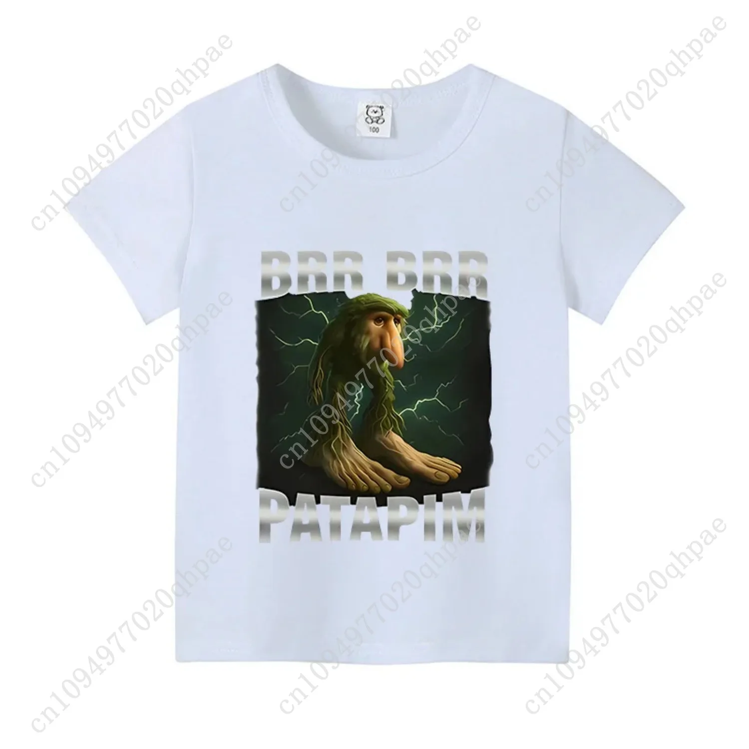 Sistoire Brainrot italienne vêtements d'annan à manches courtes chaud AI animaux enfant T-shirt respirant mignon garúr filles Base