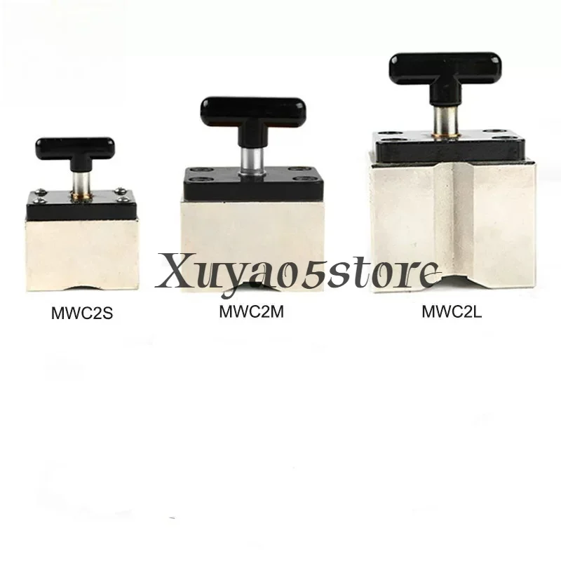 MWC2 Square Magnetic Holder Five Sides 90 Degree Right Angle Strong Magnetic Welding Clamping Tool Magnet