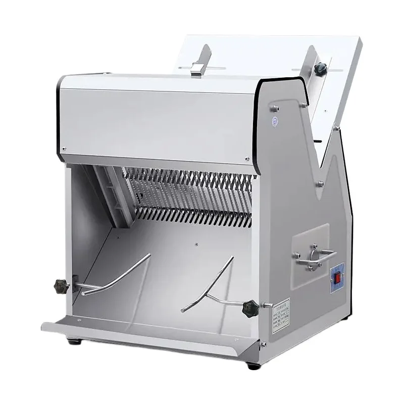 Bread Crouton Cutter Electrical Ham Bread Slicer Blades / Food Slice Slicing Machine / Toast Cutting Machine