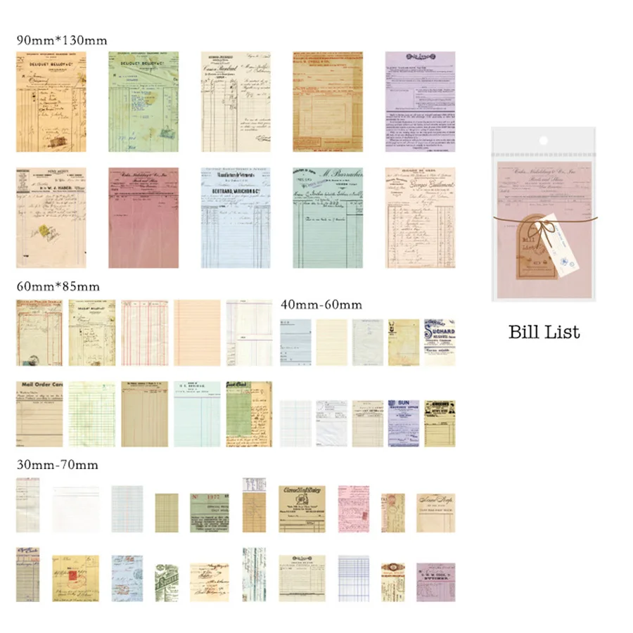 

100 шт./упак., винтажный набор светильников для скрапбукинга, DIY мусорный журнал, коллаж, канцелярские принадлежности, фон, декор, материалы, бумага