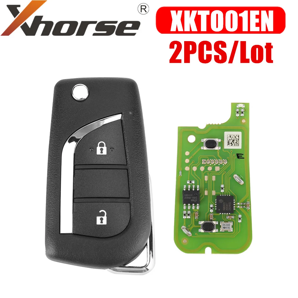 

XHORSE XKTO01EN Universal Remote Key for Toyota 2 Buttons (English Version) 2PCS