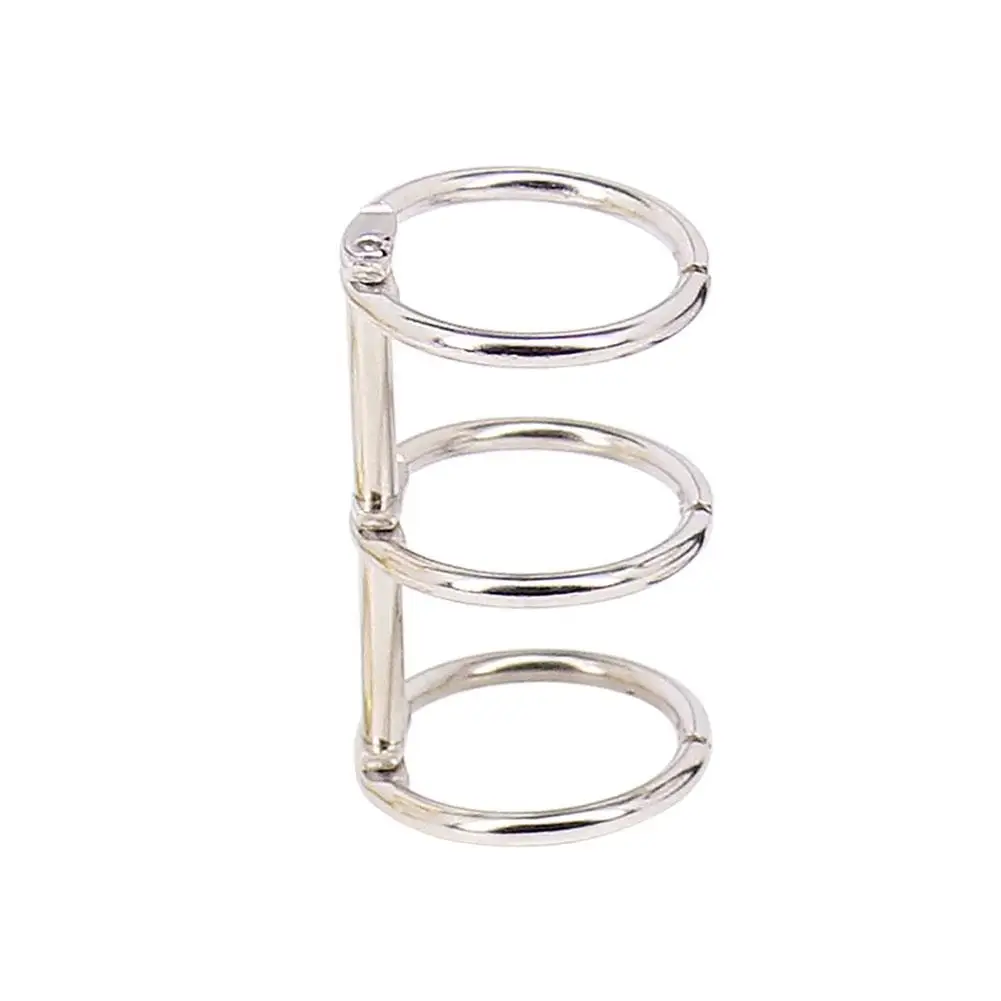 3-Ring Metal Loose Leaf Binder Rings Set