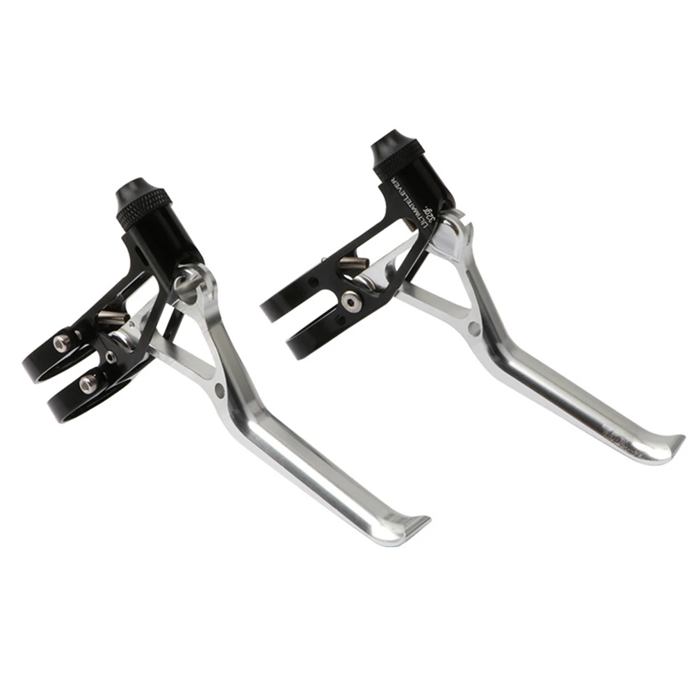 1 Pair Mountain Road Bicycle Brake Lever For Ultralight V-brake Lever 64g/Pair For-Brompton Extralite 5colors Bikes Accessories