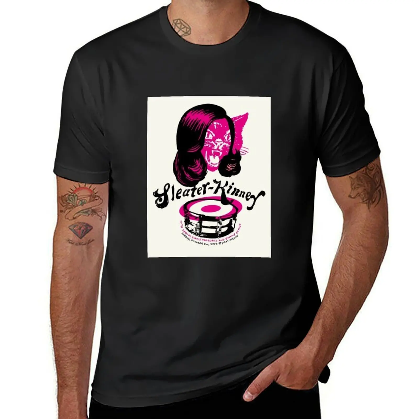 sleater kinney T-Shirt funnys blanks shirts graphic tees Men's t-shirts