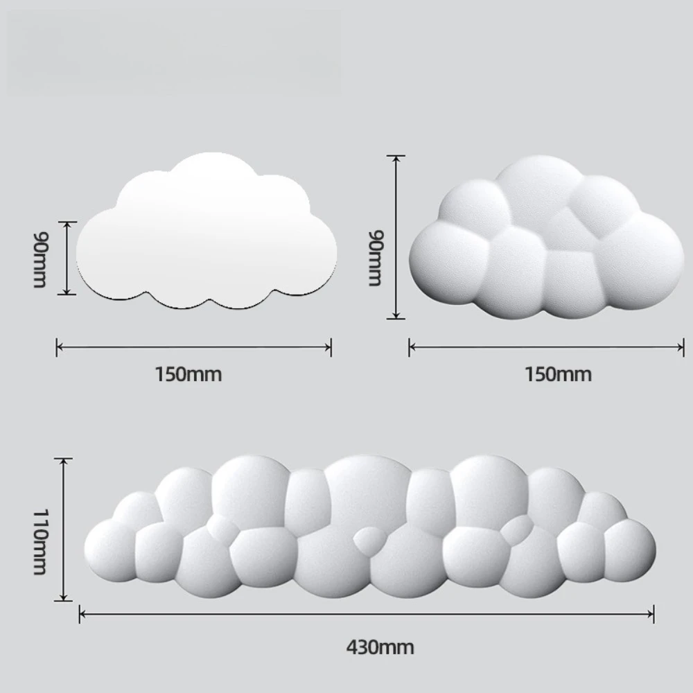 Tastatur-Cloud-Handgelenkauflage mit Memory-Schaum-Handgelenkstütze/Kissen aus weichem Leder zum einfachen Tippen und zur Schmerzlinderung im Büro