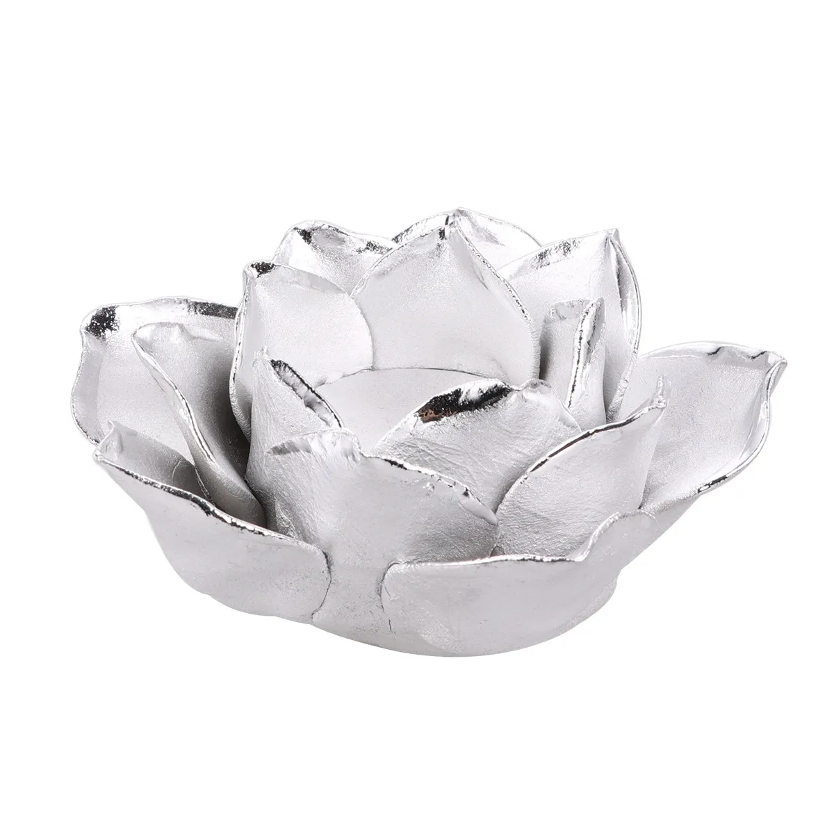 1Pcs Iron Art Flower Holder Exquisite Structure Decorative Tealight Stand Desktop Candlestick Unique Gift for Home