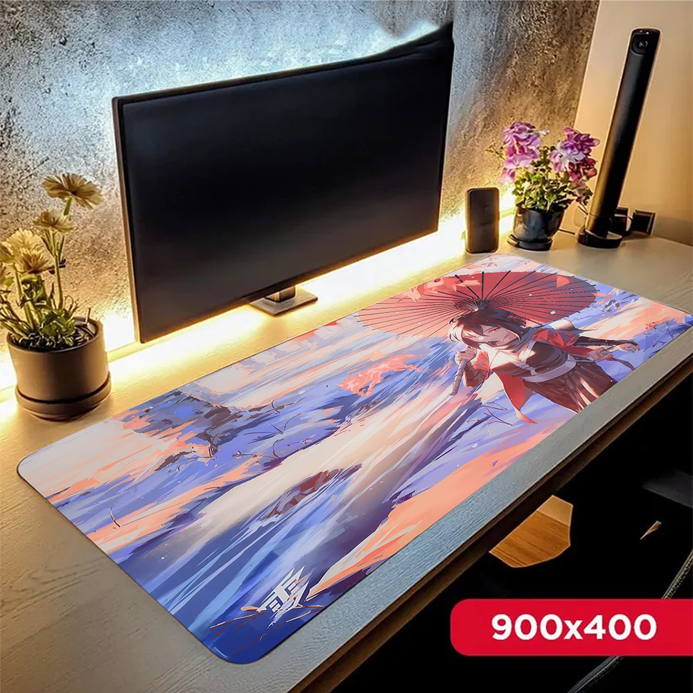 

Japanese Style Anime Girl Mouse Pad Gamer YUki-i Aim Mousemat Desk Mat Computer Mousepad XXL 90x40cm Keyboard Mat Big Mousepads
