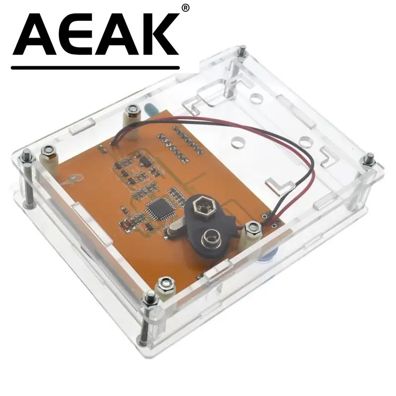 AEAK LCR-T4 Box Clear Acrylic LCR-T3 Case Shell Housing For LCR-T4 Transistor Tester ESR SCR/MOS LCR T4