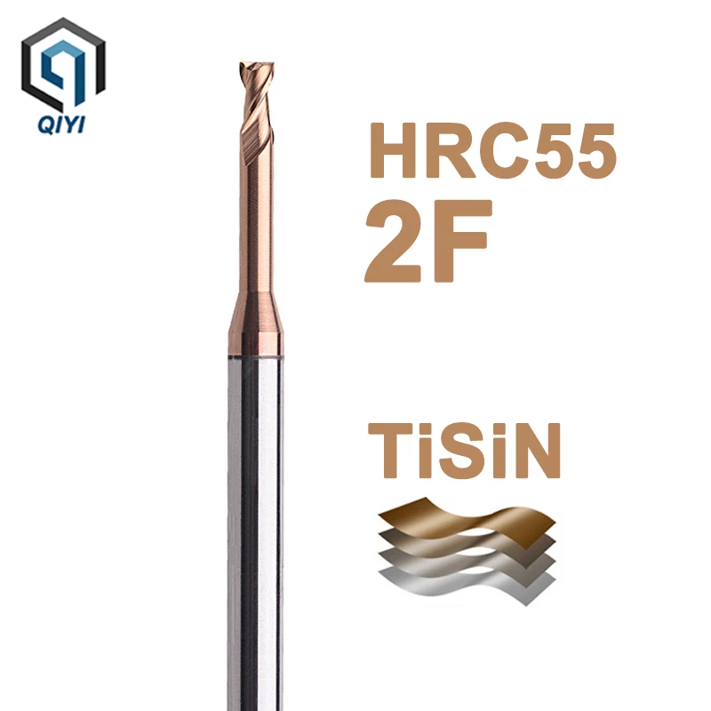 Imagem -03 - Deep Groove Tungsten Carbide End Mills Flautas Longo Pescoço Fresas Cnc Fresa para Aço Longa Flauta 12 16 20 mm Hrc55