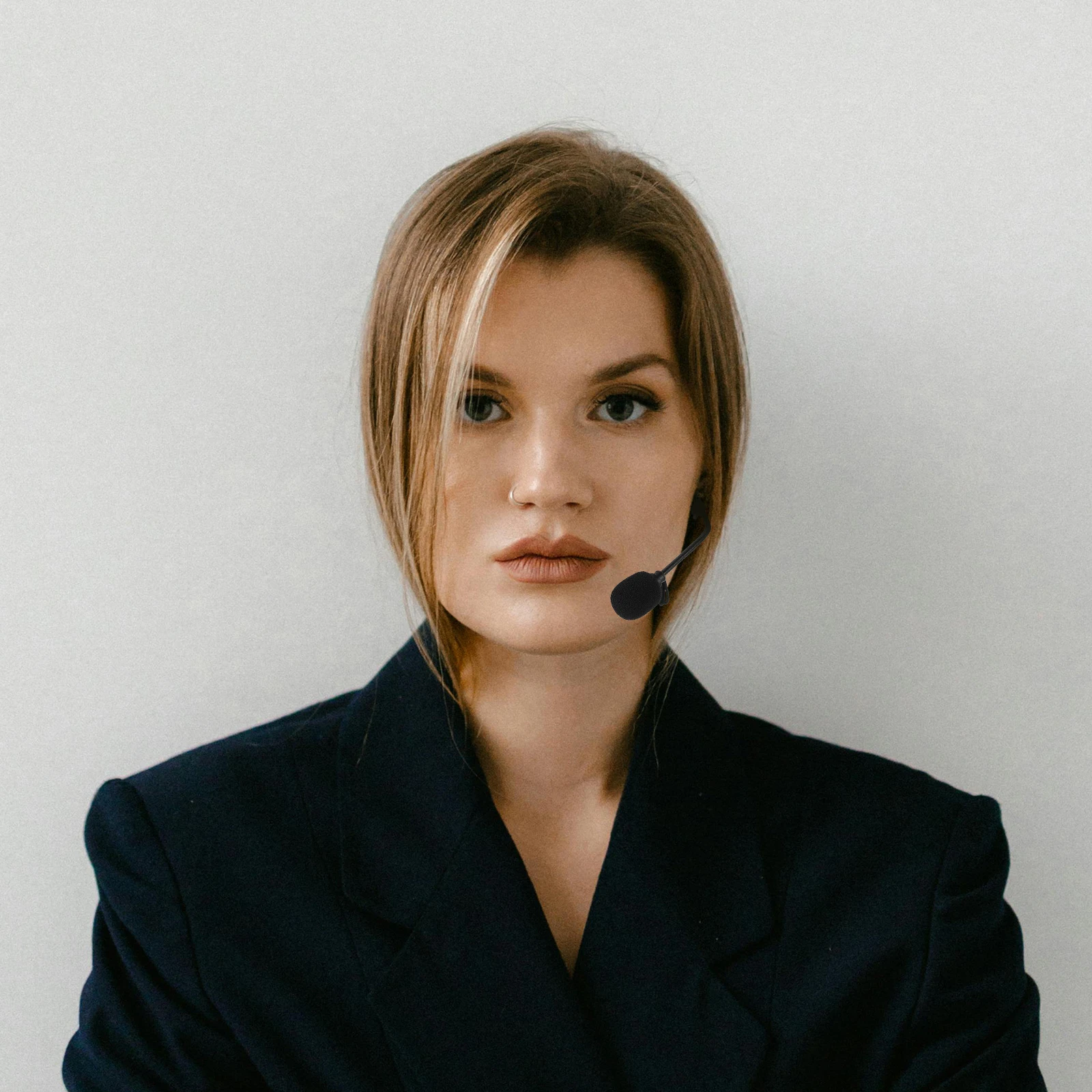 

Small Bee Amplifier: Wired Headworn Over Ear Condenser Mic 3.5Mm For Teachers Tour Guides Fitness Instructors Classroom