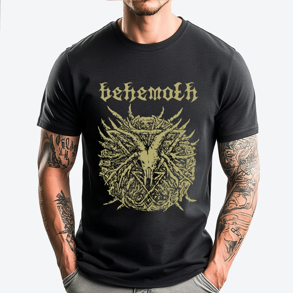 

Behemoth Satanic Goa For Fans Designer T Shirt Men Men's T-Shirts Valentine's Day Gift T-Shirts Men