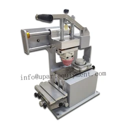 manual close ink cup pad printing machine, hand logo pad printer, portable label pad printing