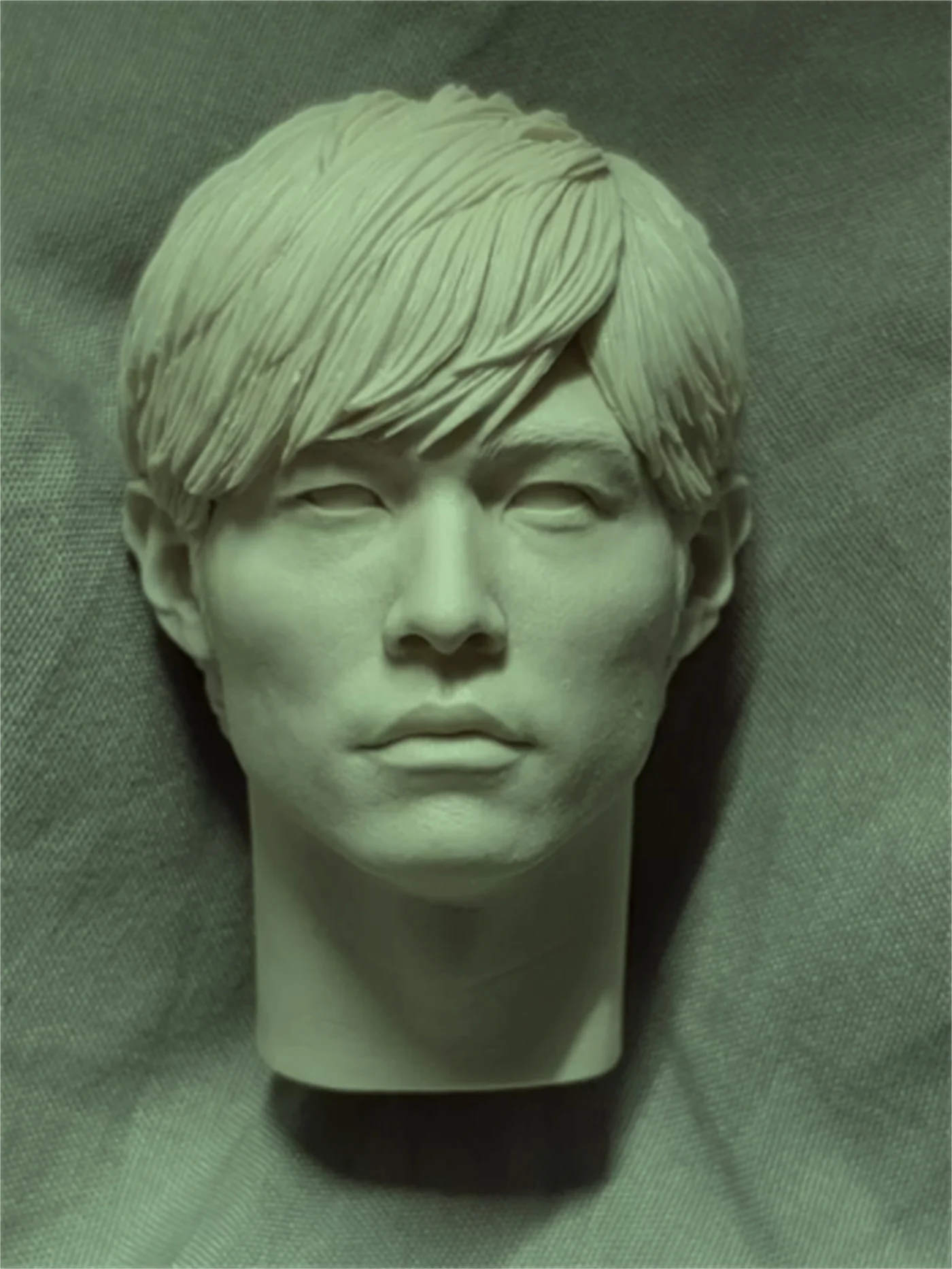 1/6 Scale  Jay Chou  Head Sculpt PVC Singer Head Carving Model Fit 12'' Male  Star Soldier Action Figure Body e Actor