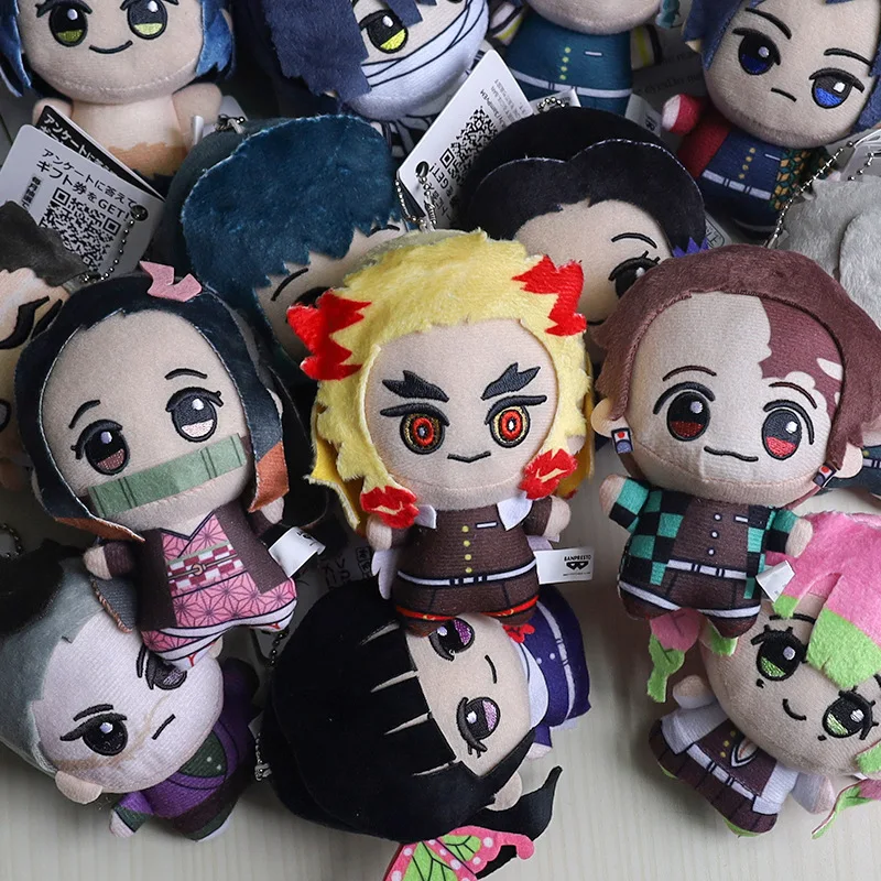 12 سنتيمتر أنيمي الكرتون شيطان القاتل الطرفية Nunu نسخة قلادة لطيف ألعاب من نسيج مخملي الكرتون لعبة المفاتيح الصغيرة