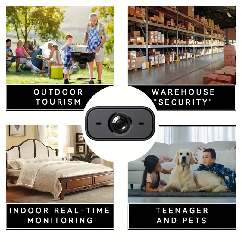 Xiaomi V720 Home Surveillance Camera Wireless Wifi Connect Mobile Phone Remote Indoor Plug-In Free HD Multi-Scenario Applicable