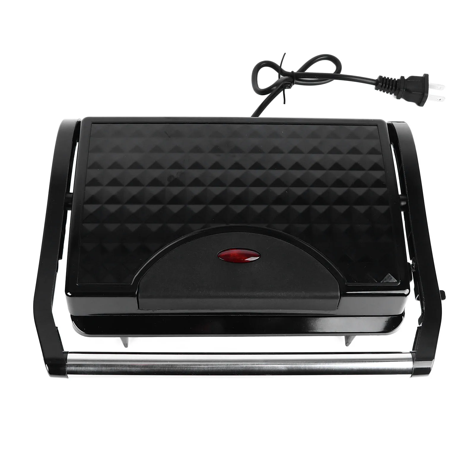 Electric Steak Griddle Double Sided Fast Heating Aluminum Electric Panini Press Grill for Sandwich Breakfast Making