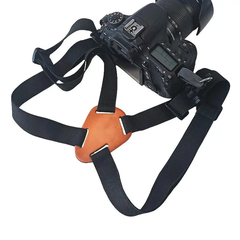 Universal Binoculars Harness Strap Shoulder Straps Dual Camera Harness Camera Chest Strap X-Shaped Adjustable Shoulder Straps