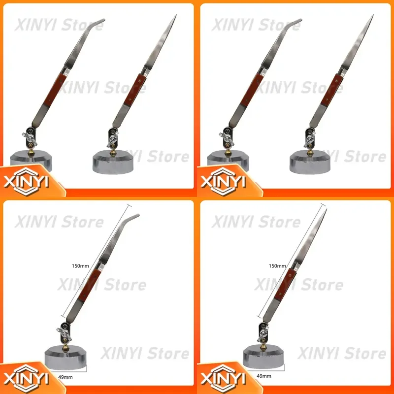 360 Degree Rotating Base Welding Auxiliary Clip for DIY Jewelry Making Tool Cross Lock Forceps