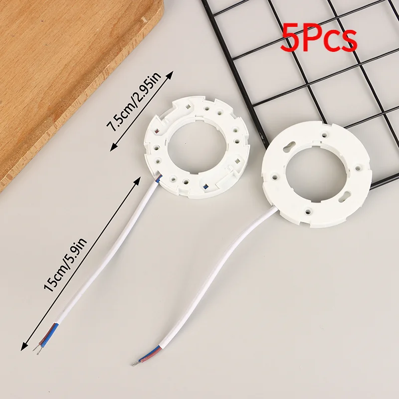 5Pcs GX53 Base Fitting For GX53 Lamps Fly Leads For LED And CFL GX53 Light Bulb Fitting Ceiling Wall Lamp Holder‘