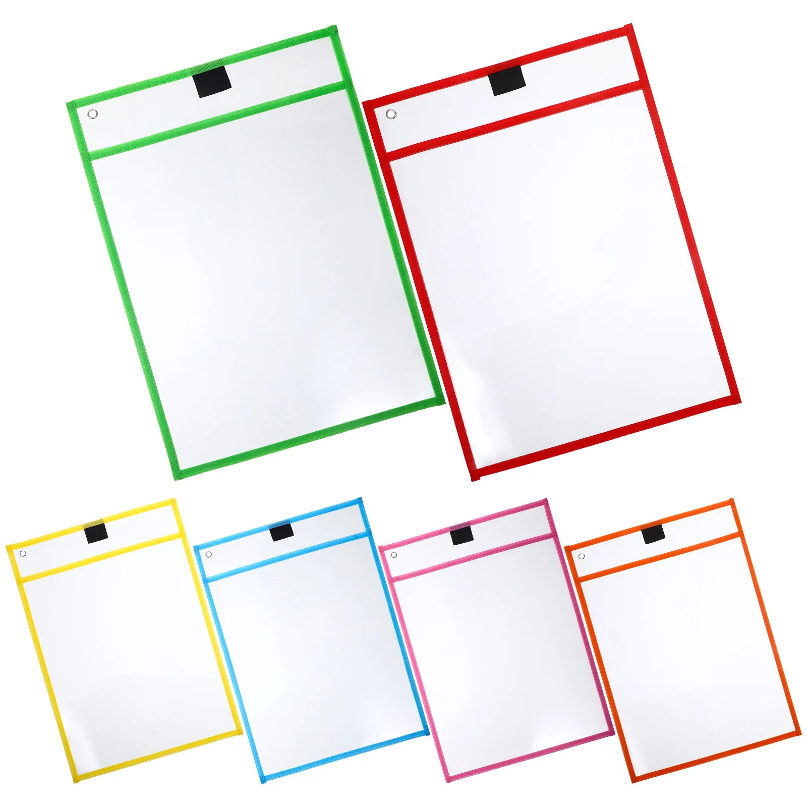 6 Pcs Storage Bags Clear File Protector Protectors Protective Paper Travel