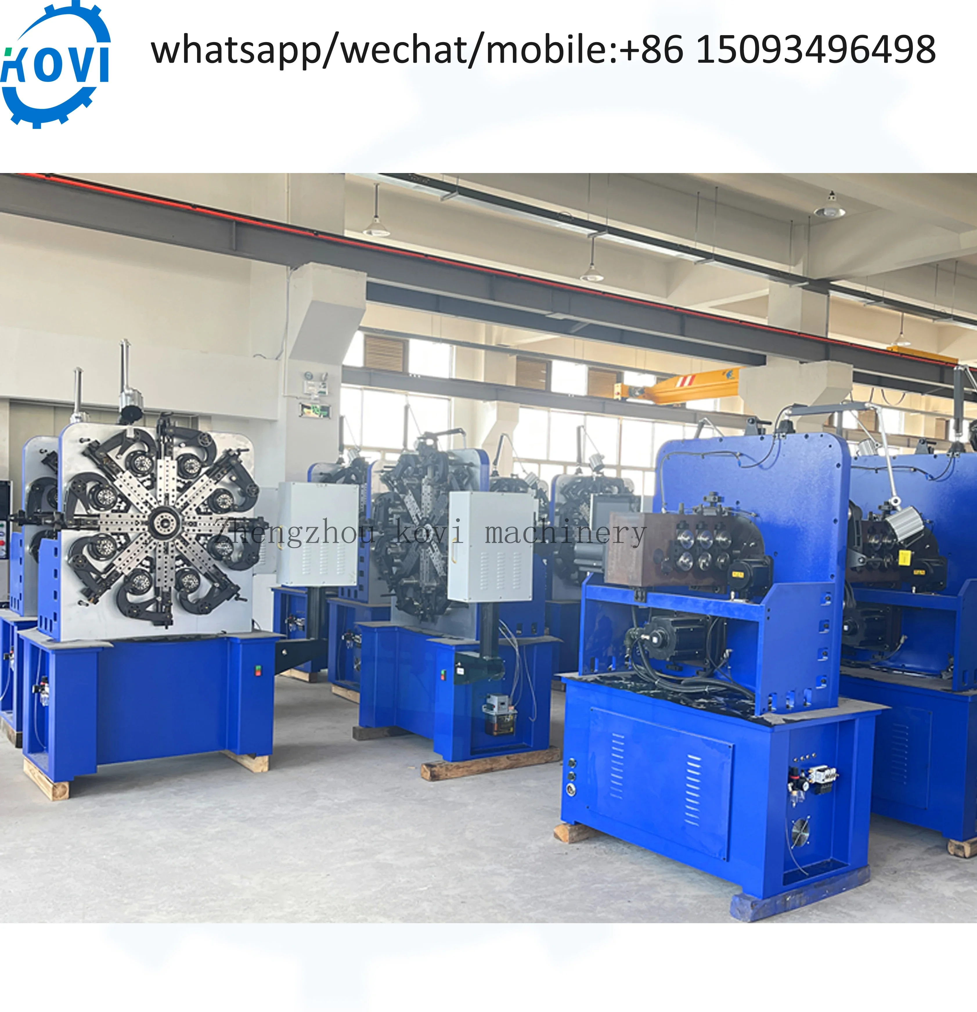 Automatic cnc 10mm 10-12axis camless spring forming machine wire forming machine irregular spring battery spring making machine image 2
