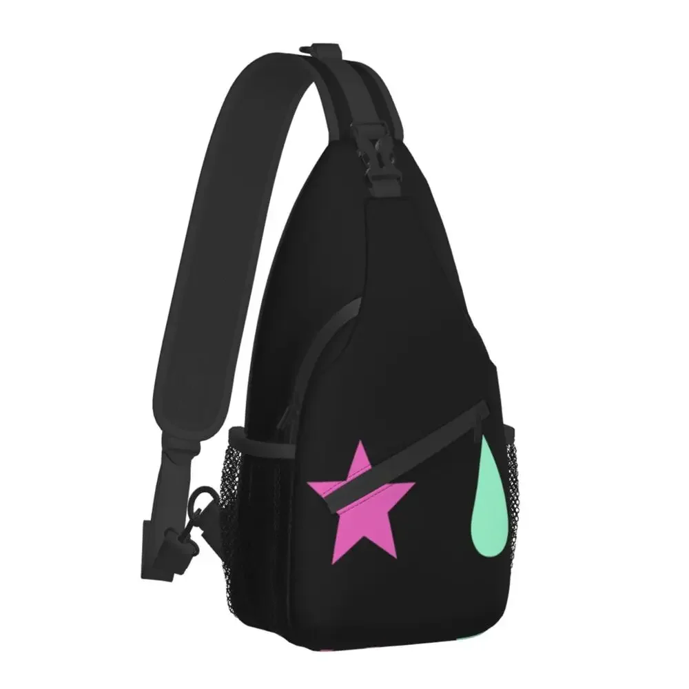 Star And Tear Anime Sling Bags for Men Cool Hunter x Hunter Hisoka Shoulder Crossbody Chest Backpack Travel Hiking Daypack