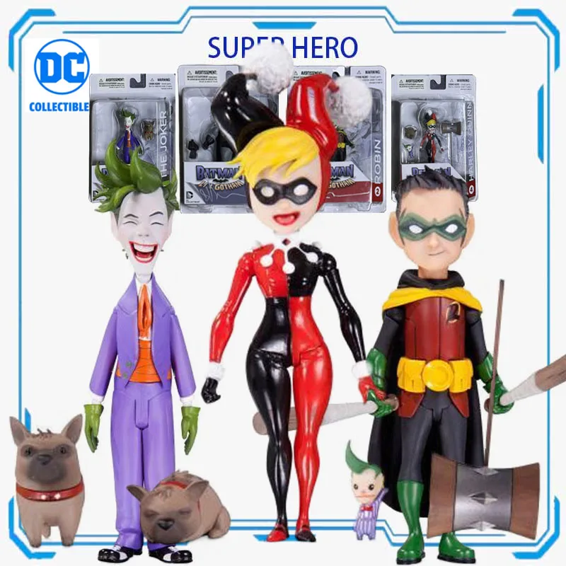 DC Direct Original Model Kit Gotham Season BATMAN JOCKER ROBIN Anime Action Figure Model Toys Platinum Collection Gifts for Boys