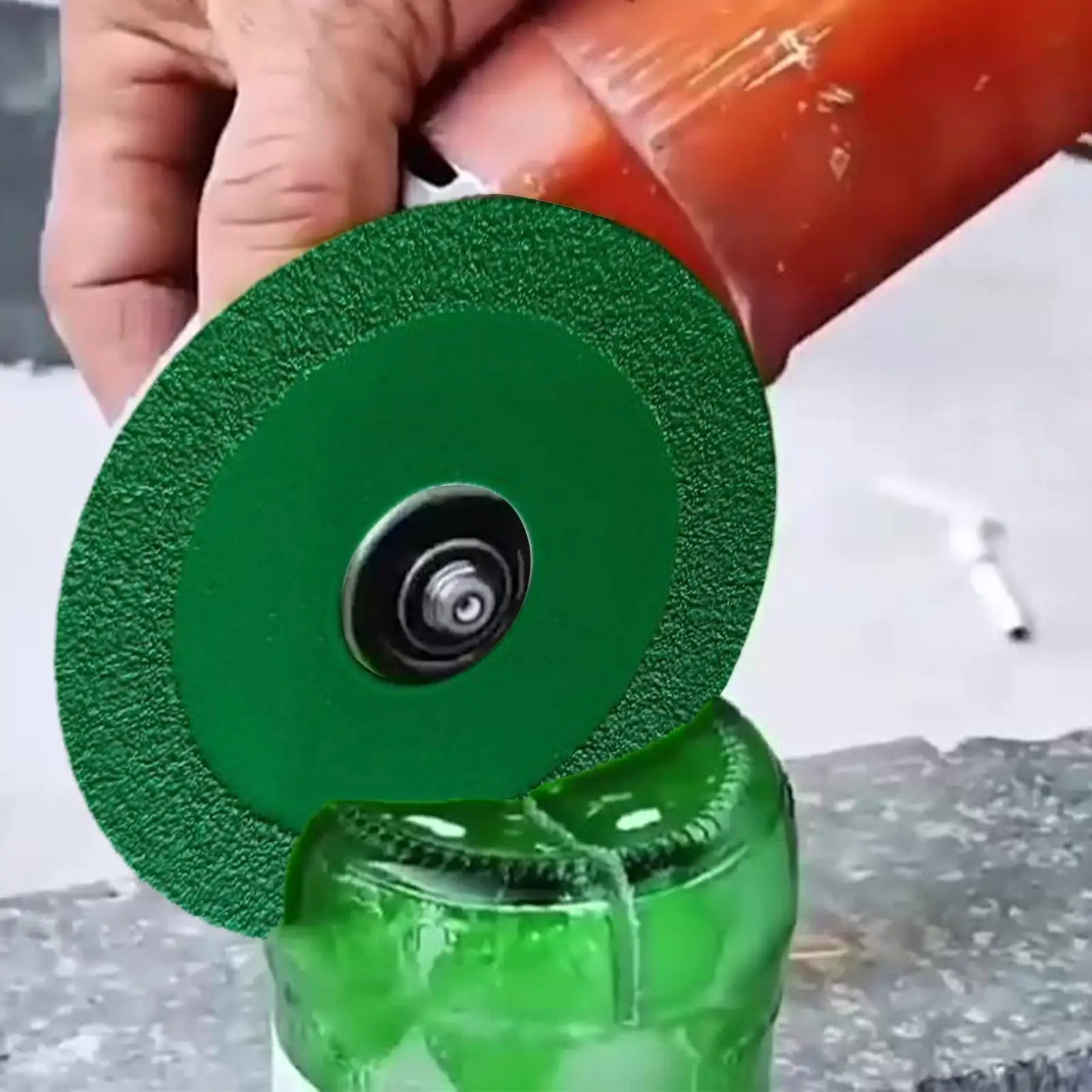 1pc 100mm Glass Cutting Disc Ultra-thin Saw Diamond Jade Ceramic Crystal Wine Bottles Grinding Chamfering Cutting