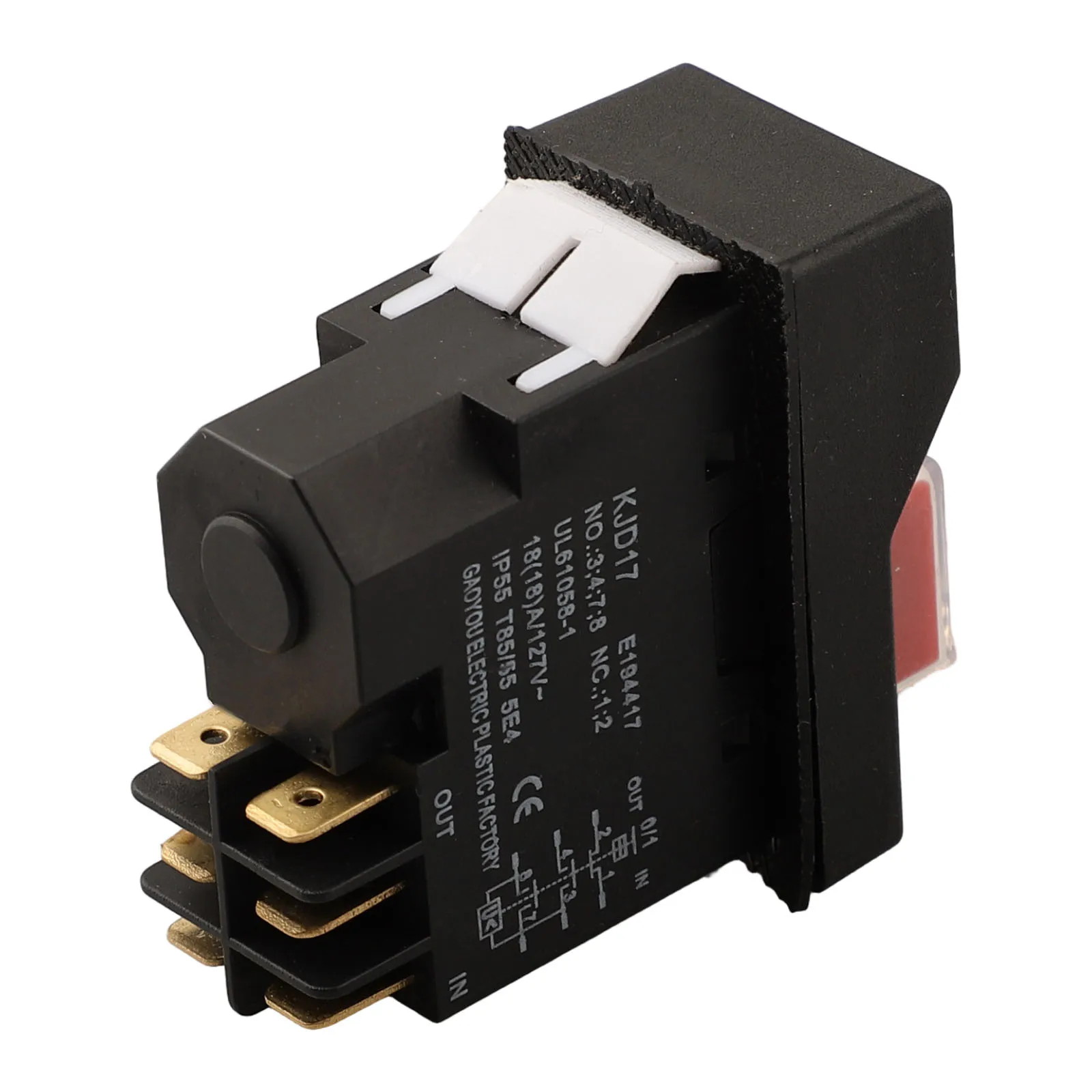 

N603746 Replacement Switch DWE7485 Switch Part Number N603746 Plastic Material Replacement Switch 1pc Quantity Black Color
