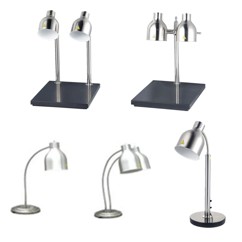 Hochwertige Gold- und Silber-Buffet-Heizlampe, luxuriöse Heizlampe, Catering, Restaurant, Lebensmittel-Display-Heizung