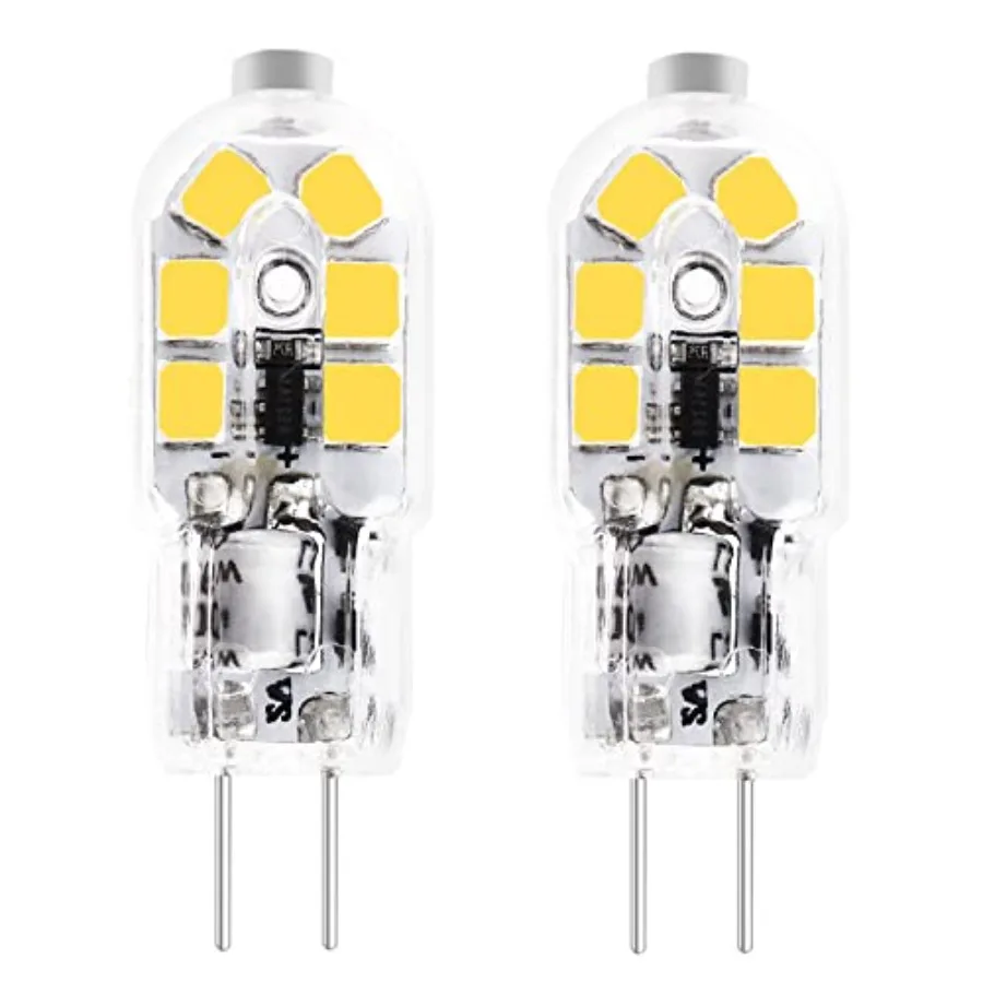 

G4 12V LED Light Bulb - Low Voltage Landscape Bulbs - Bi-Pin Base JC T3 Type WB01X10239 Range Vent Hood SB02300791 Microwave Su