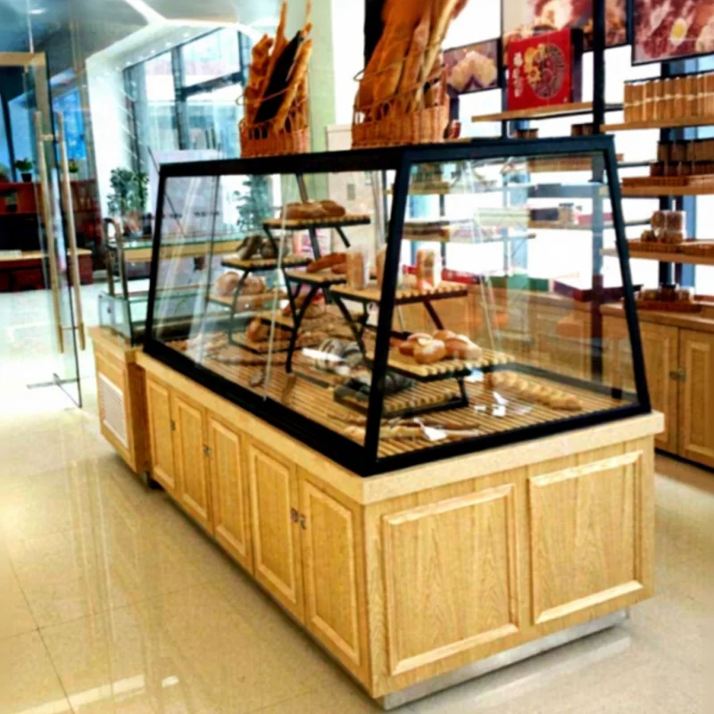 Customize.Small Coffee Shop Kiosk Counter Design Elegant Showcases Retail Display