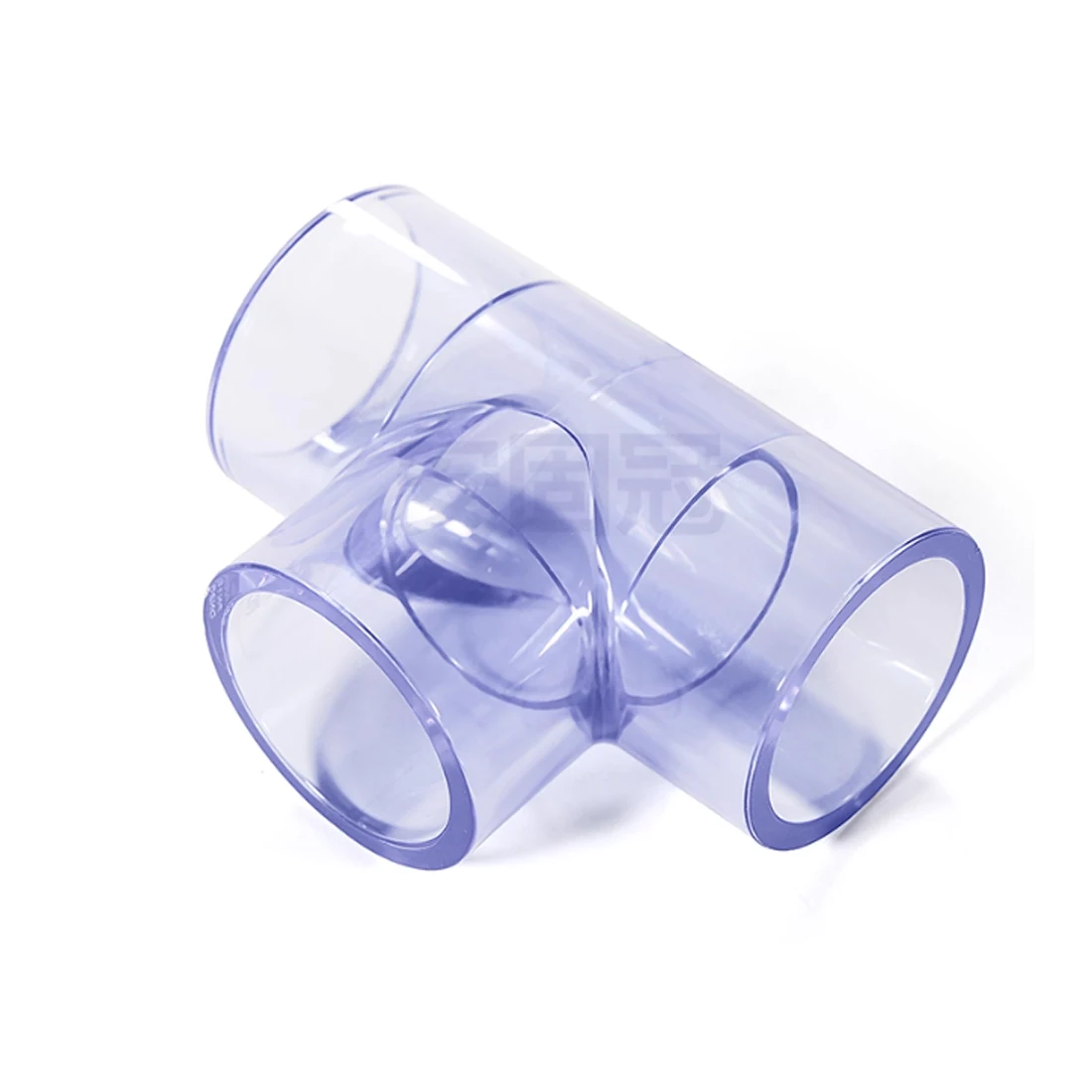 20-110mm Blue Transparent Tee Connector, UPVC Pipe Connector, Aquarium Accessories, Quick Connector