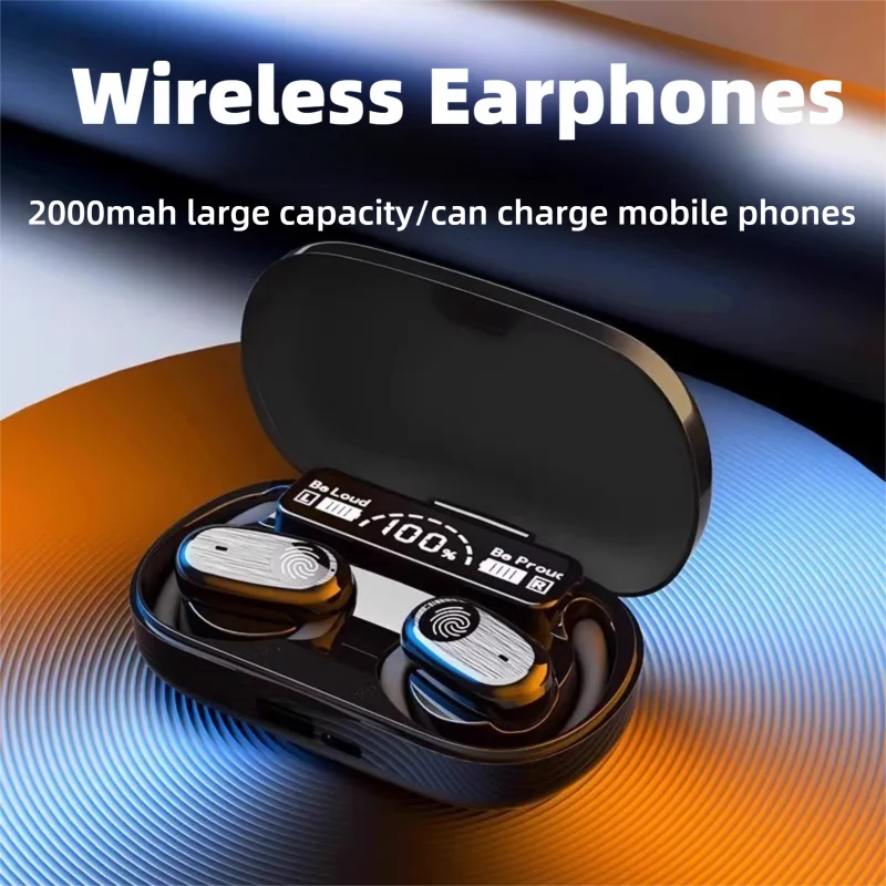 

GT802 Wireless Bluetooth Headphones Rotatable Earhooks Protable ENC Noise Cancelling Ultra-Long Battery Life For Sports Charger