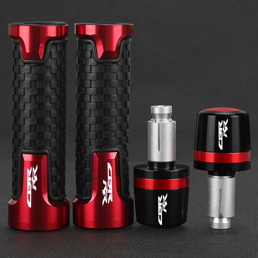 CNC 22MM Motorcycle Handlebar Grips Handle Bar Cap End Plugs FOR HONDA CBR125RR CBR250RR CBR600RR CBR900RR CBR954RR CBR1000RR 