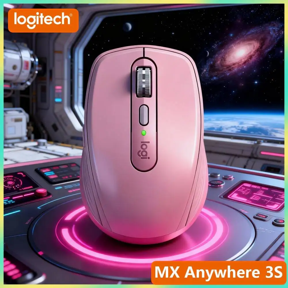 Ergonomic Wireless MX Anywhere 3S - 8K DPI, MagSpeed Wheel, Anti-Slip, Great for Perfume Shop & Scent Matching