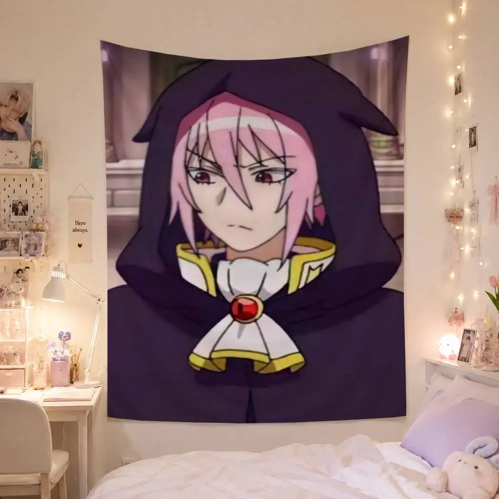 Welcome to Demon School! Iruma-kun Alice Asmodeus Flag Digital Printing Banner for Garage Wall Out Door Decoration