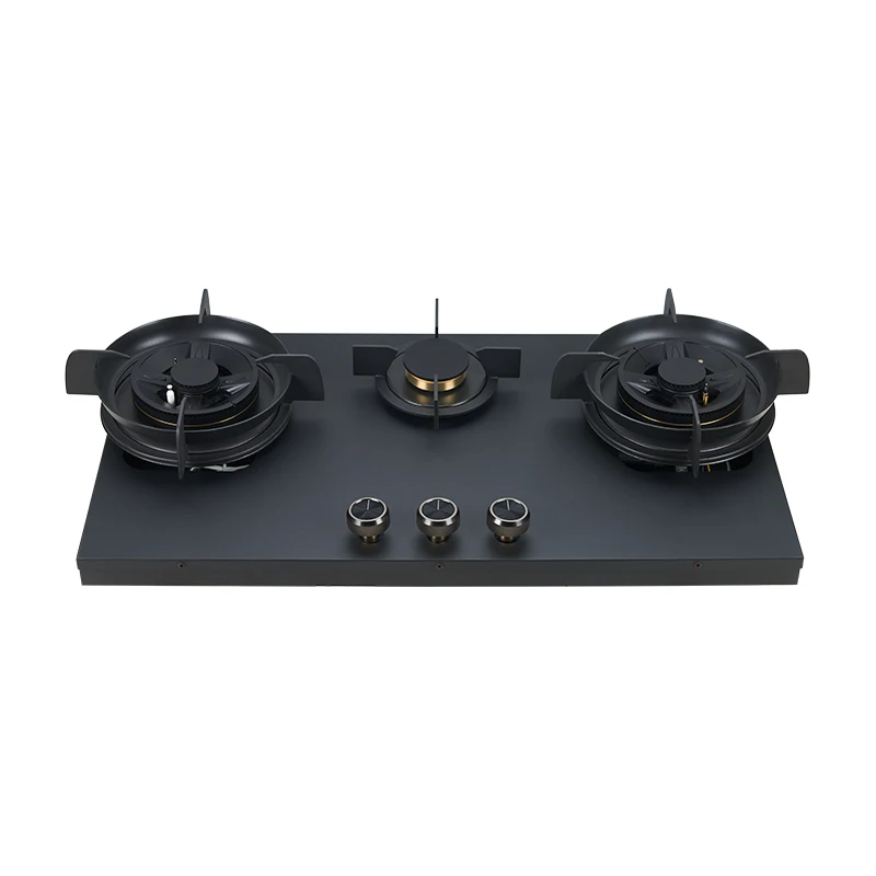 3-Burner Built-in            Hob 5.2KW with Flame Failure Safety, Copper Panel for Custom Kitchen Installation