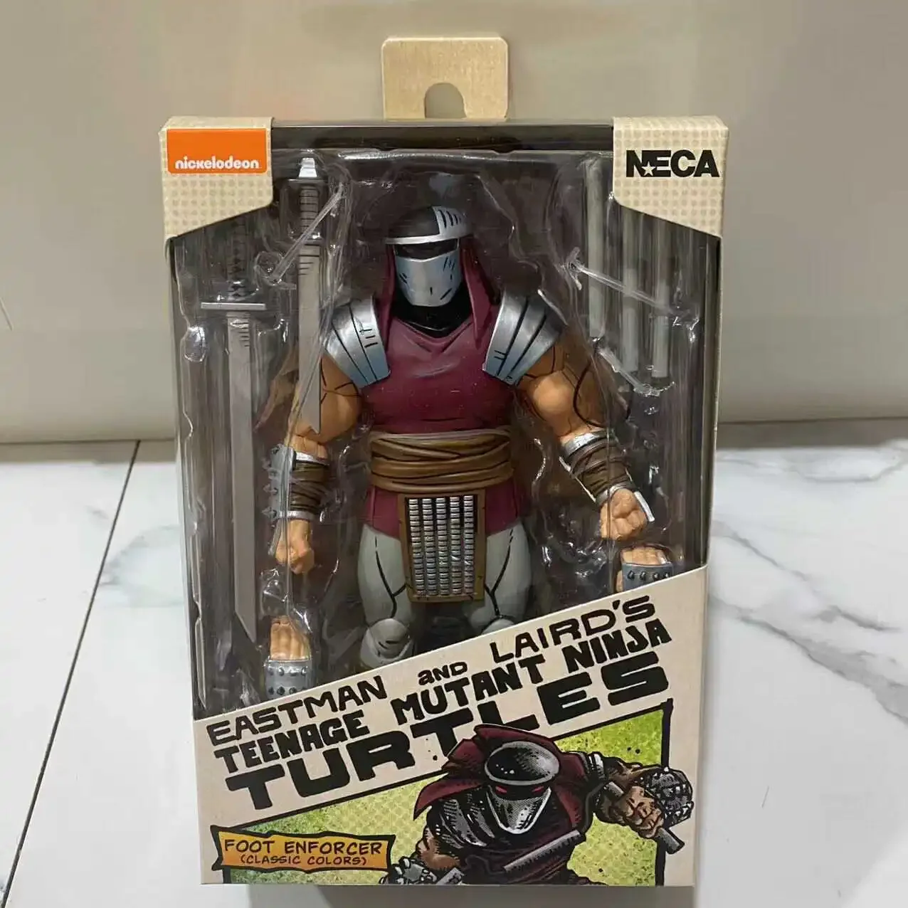 In Stock Authentic NECA 54445 Ninja Turtles Shredder Handmade Model 7-inch Anime Action Figure Model Toys Gifts