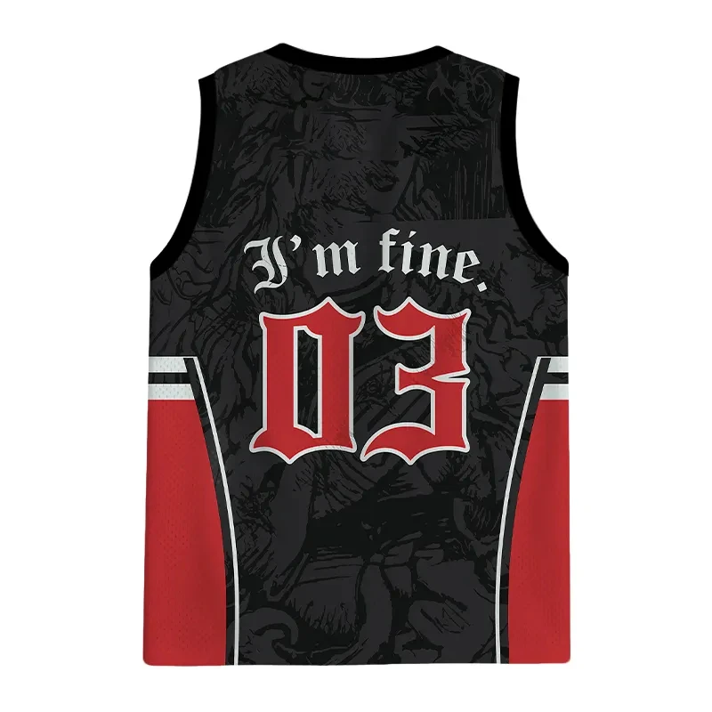 2026 Sommer Mode Neu Gothic Nonne I'm Good 3D-gedrucktes Tanktop Y2K Outdoor Heim- und Outdoor-Sport Eltern-Kind-Tanktop – Detail 5