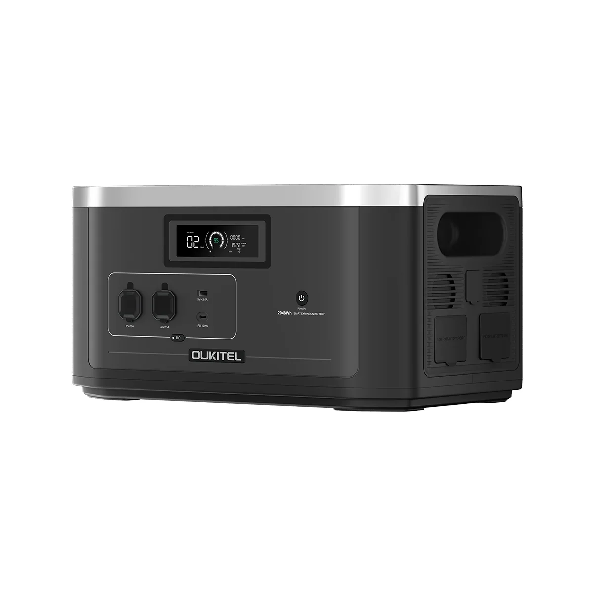 OUKITEL 2200W Power Station Portable Solar Generator Powerstation With 2048Wh Expansion Batteries - Image 5