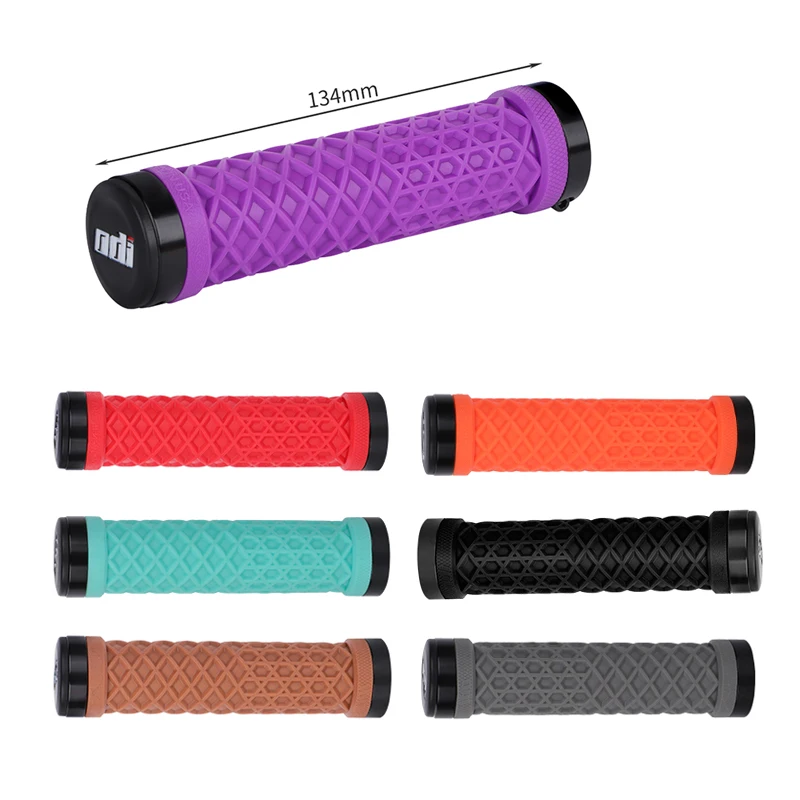 Mountain Bike Durable Non-slip Handlebar Grip 22.2mm Soft Silica Gel Bicycle Grips