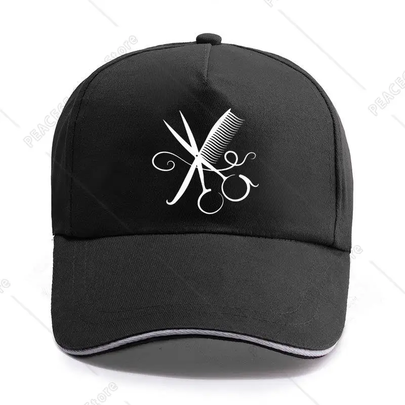 New Summer Fashion Hair Salon Barber Hair Salon Baseball Cap Unisex Women Men Cotton Haircut Room Hat Snapback Hats Trucker Caps