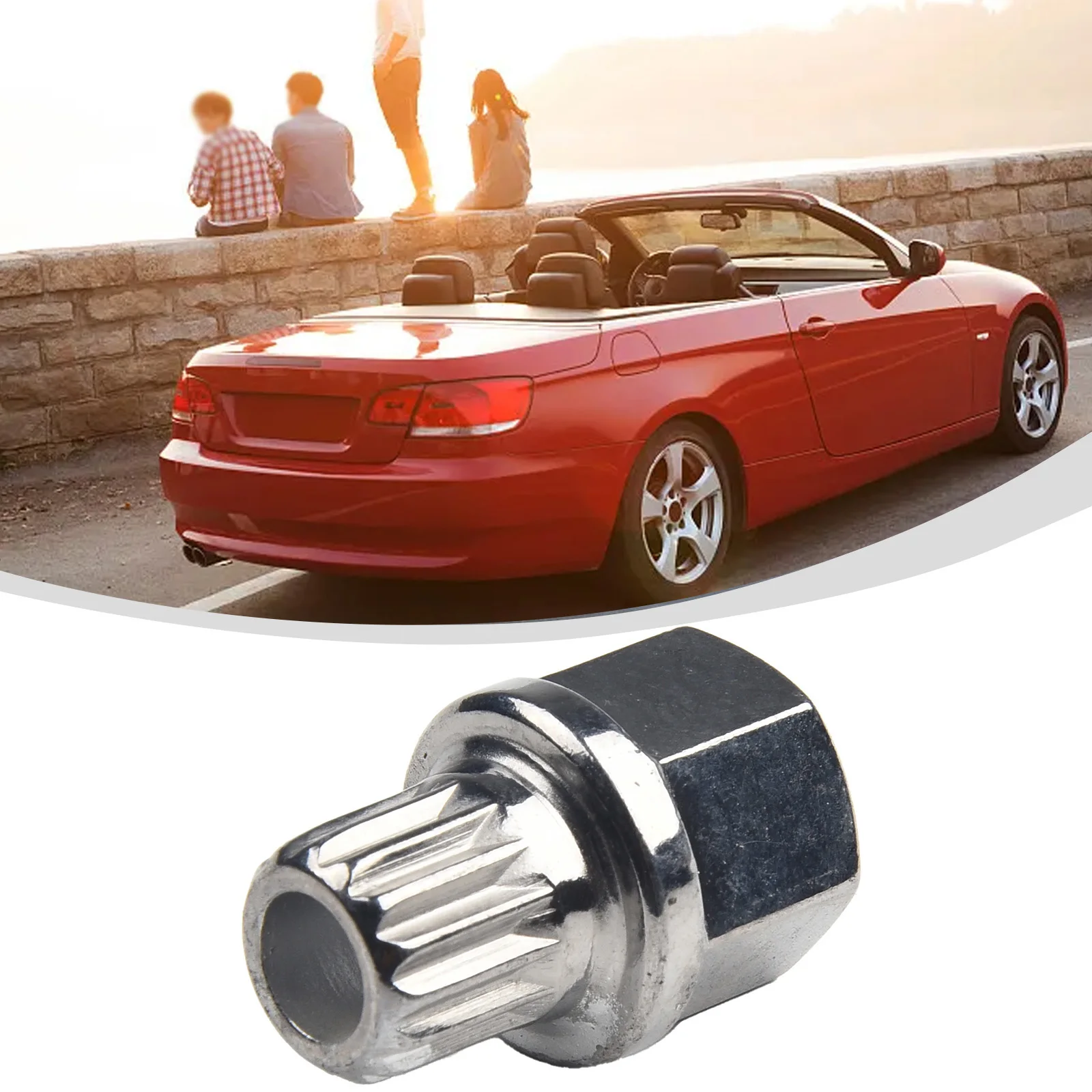 None Wheel Lock Lug Nut Car 31/15PT Car Anti Theft Wheel Lock For BMW Hollow Removal Key Sleeve Key Removal Tool
